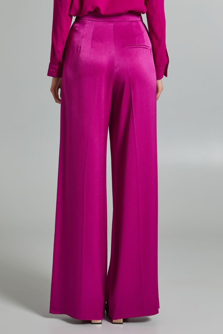 Satin palazzo trousers Intrend - 2