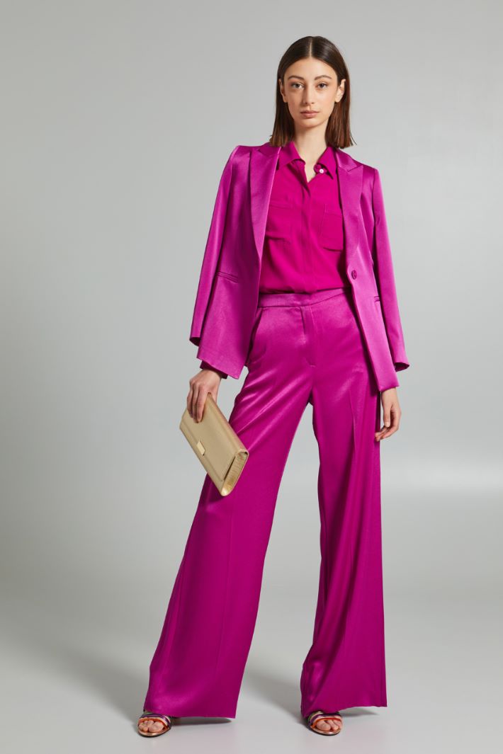 Satin palazzo trousers Intrend