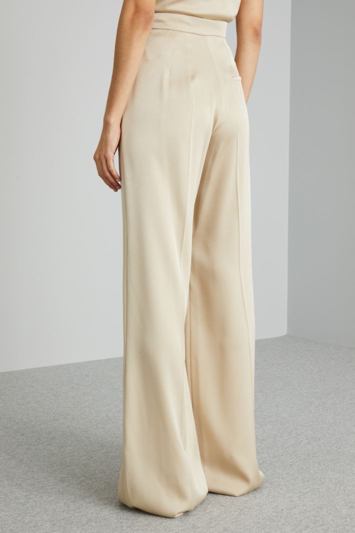 Satin palazzo trousers Intrend - 2