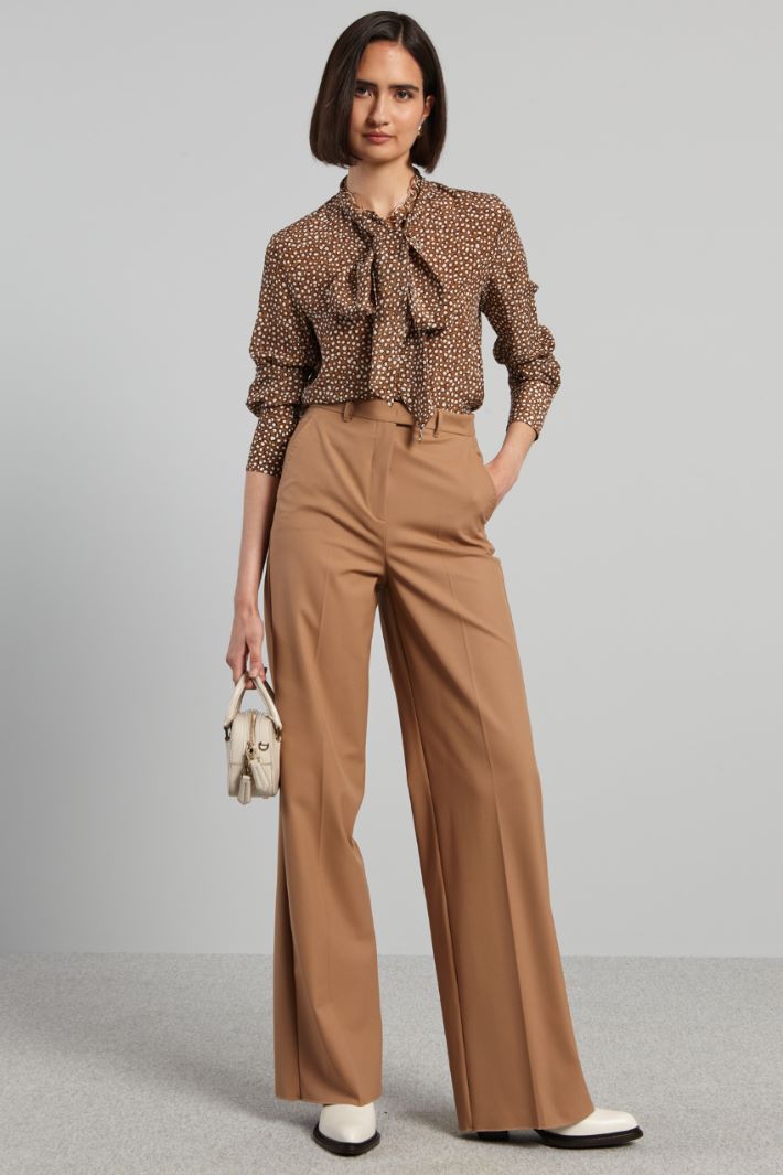 Canvas palazzo trousers Intrend