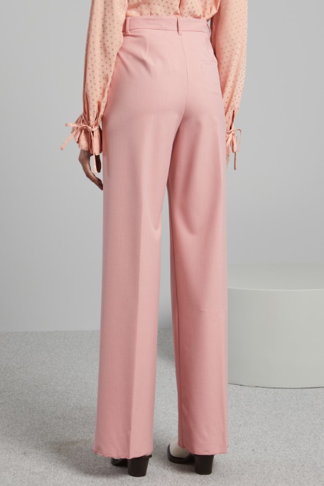 Pantalones holgados de tela