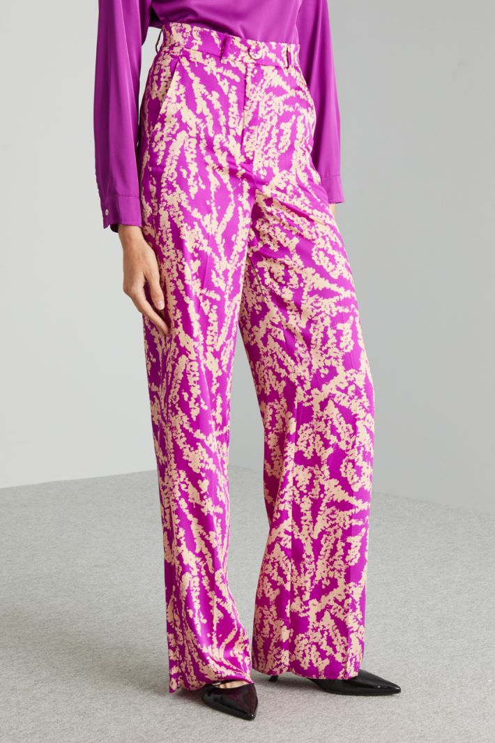 Twill palazzo trousers Intrend - 3