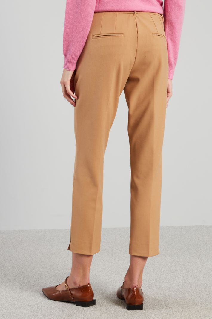 Slit-embellished trousers Intrend - 2