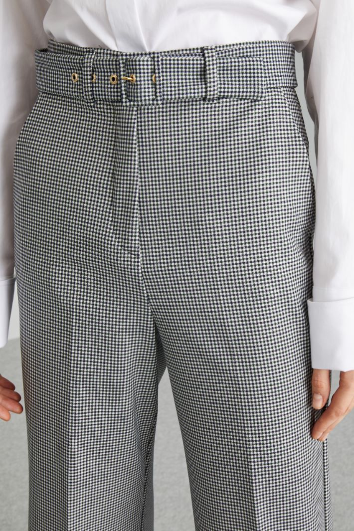 Palazzo trousers with belt Intrend - 4