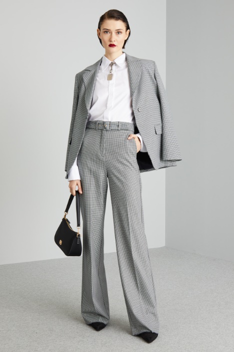 Palazzo trousers with belt Intrend