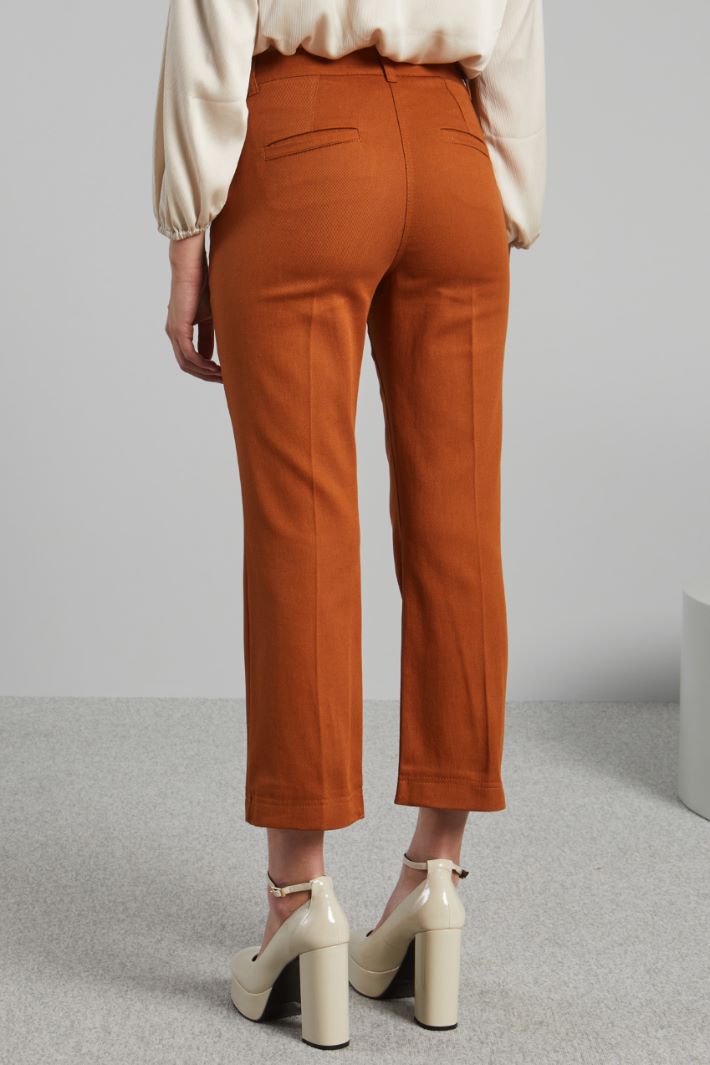 Flared gabardine trousers Intrend - 4