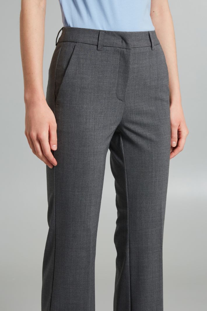 Trousers with belt loops Intrend - 4