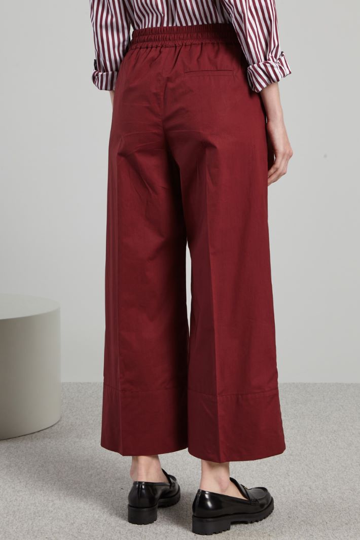 Loose-fit poplin trousers Intrend - 2