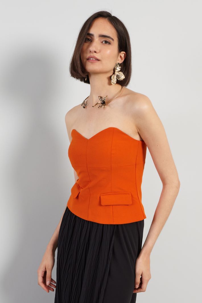 Bustier top with pockets Intrend - 3