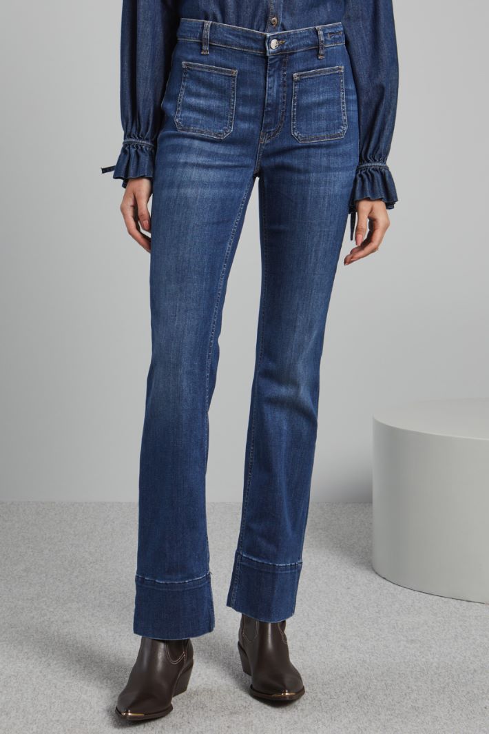 Jeans with patch pockets Intrend - 3