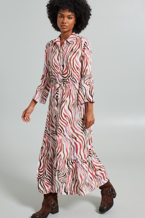 Chemisier midi con balza