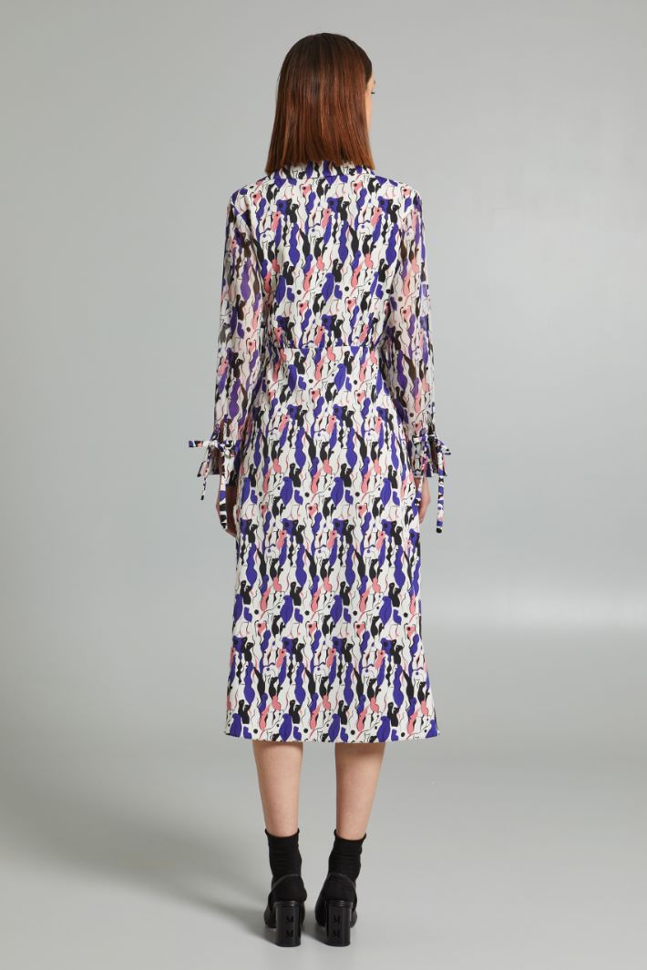 Printed wrap dress Intrend - 2