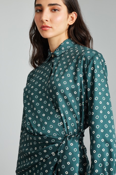 Abito a portafoglio in twill