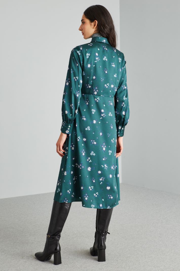 Shirt dress with hidden buttons Intrend - 2