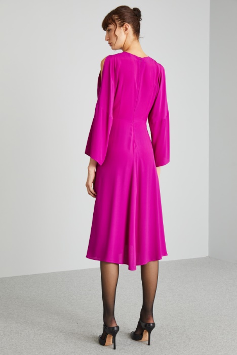 Abito scivolato in crépe de chine