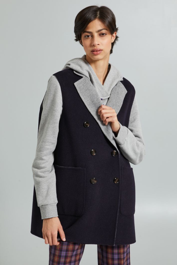 Double-sided wool gilet Intrend - 3