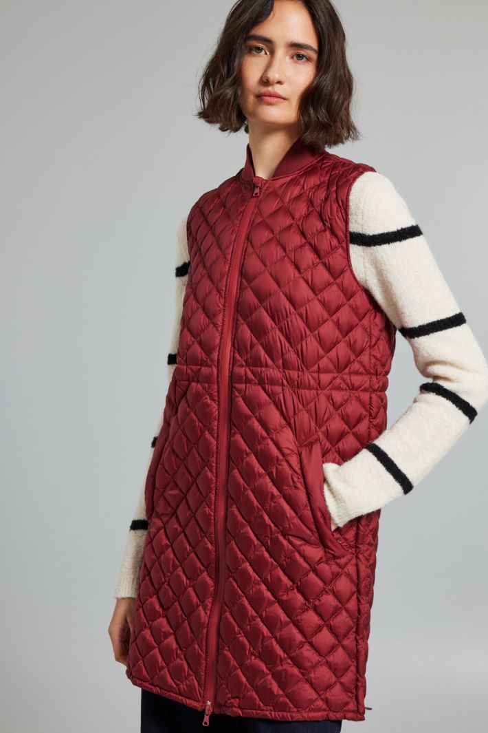 Quilted satin gilet Intrend - 3