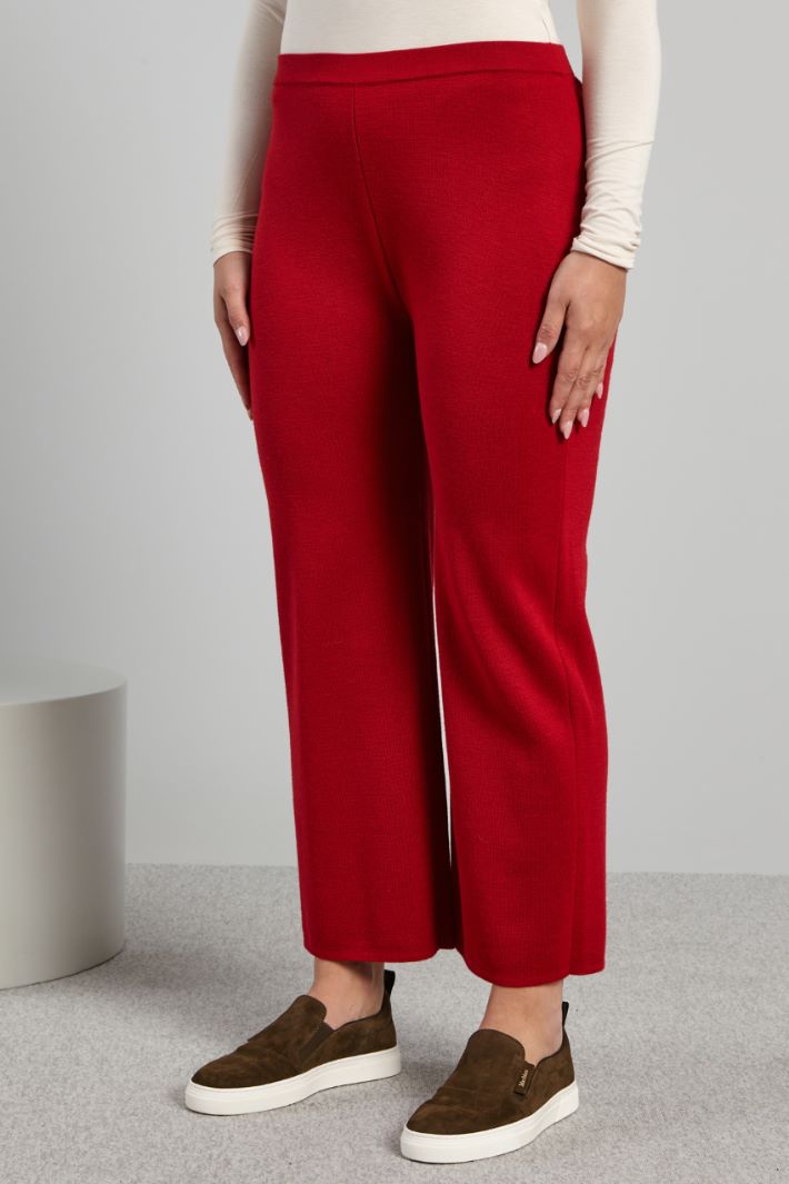 Straight knit trousers Intrend - 3