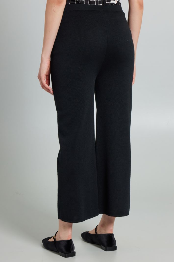 Straight knit trousers Intrend - 2