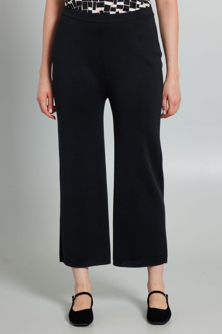 Straight knit trousers Intrend - 3