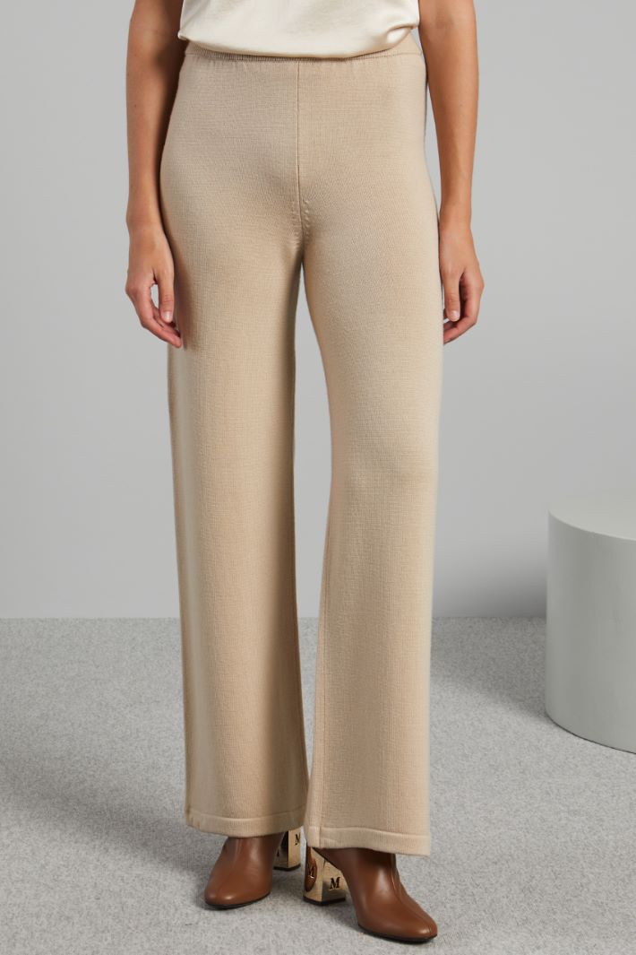 Wool yarn trousers Intrend - 3