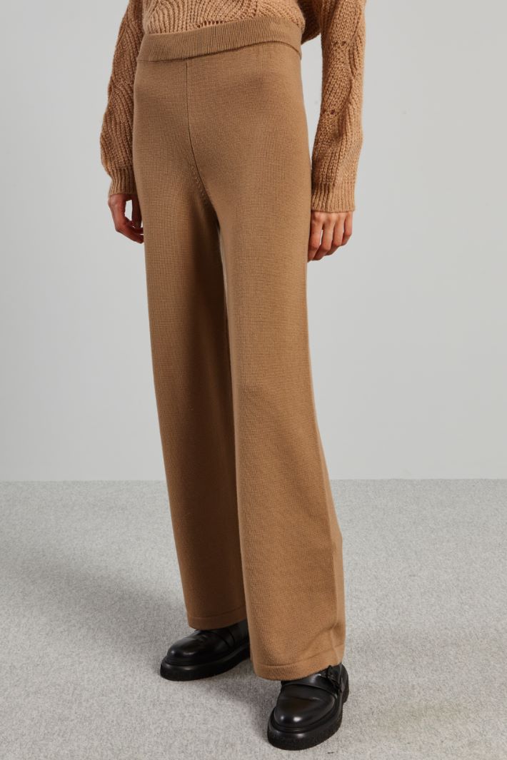 Wool yarn trousers Intrend - 3