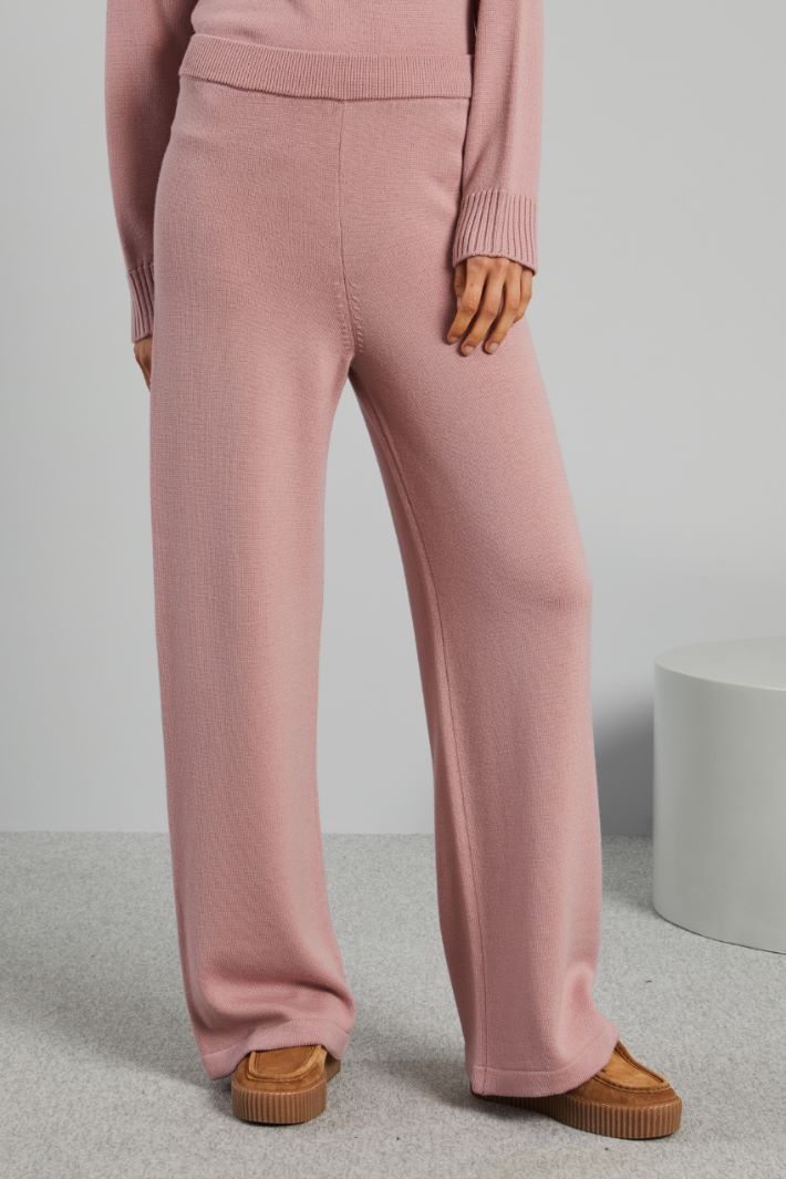 Wool yarn trousers Intrend - 3