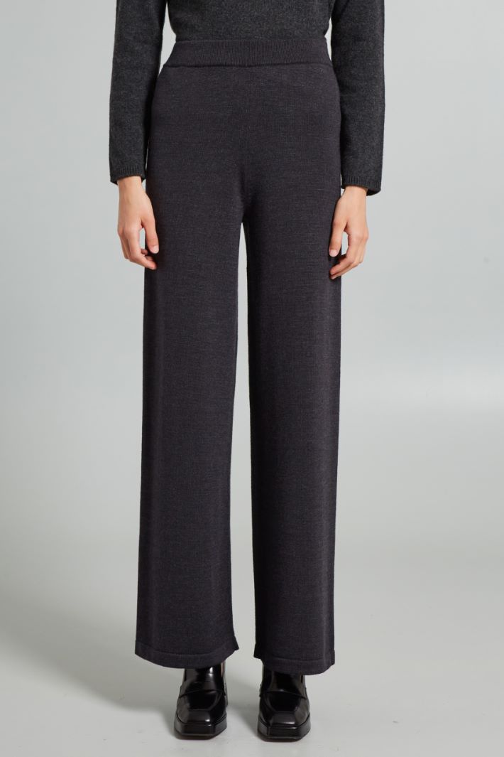 Wool yarn trousers Intrend - 3