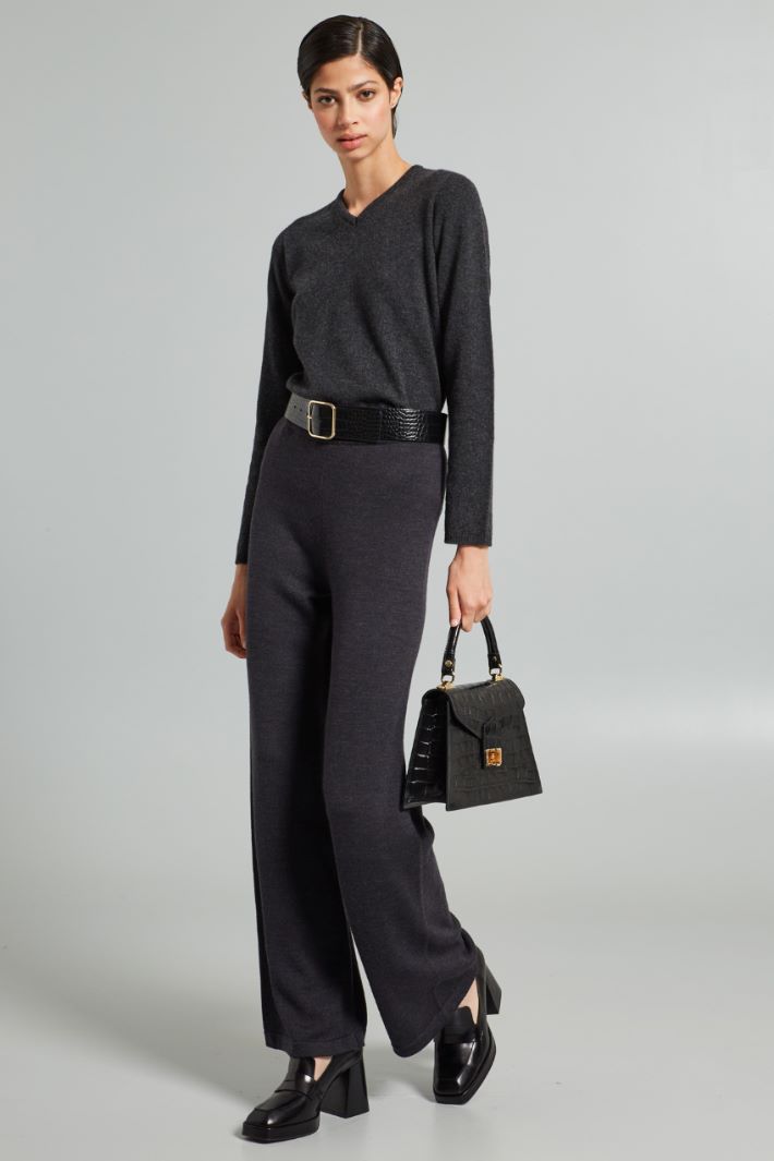 Wool yarn trousers Intrend