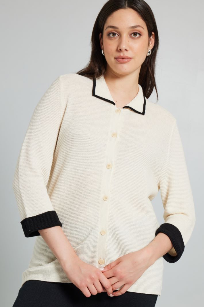 Pure wool cardigan Intrend - 3