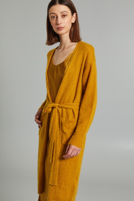 Long belted cardigan Intrend