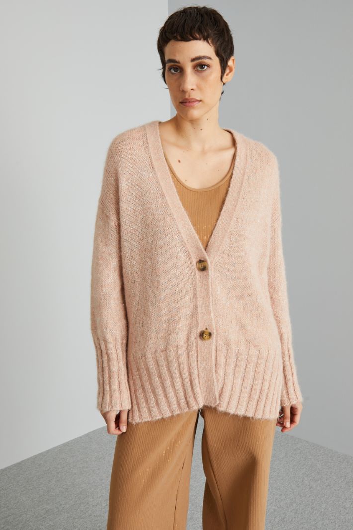 Micro-sequinned cardigan Intrend - 3