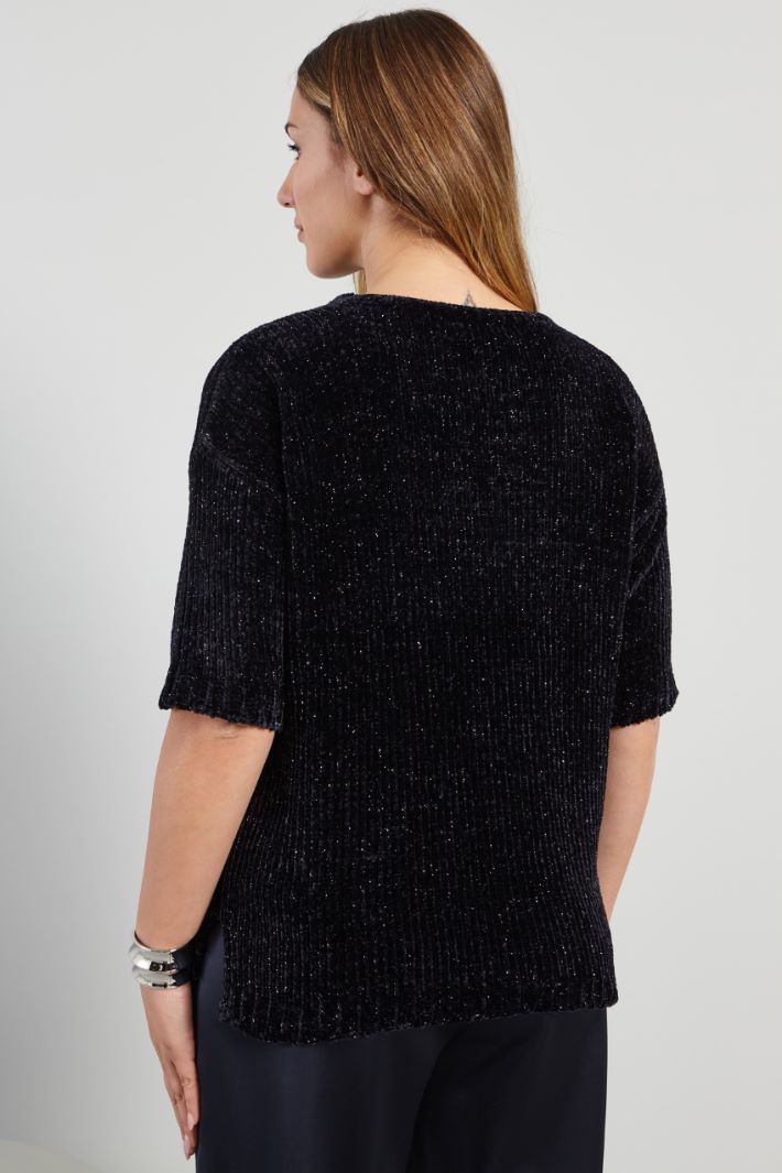 Lurex chenille sweater Intrend - 2