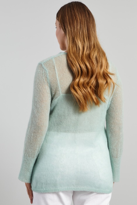 Maglia in mohair garzato