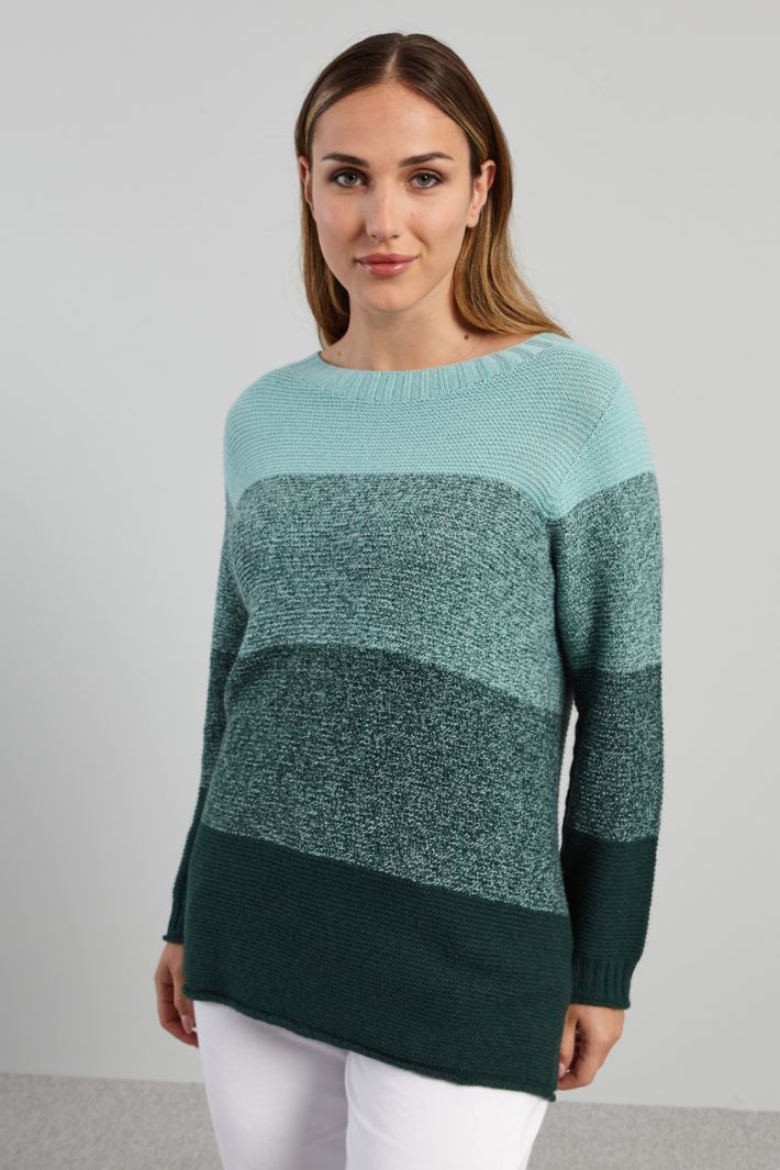 Yan-dyed wool sweater Intrend - 3