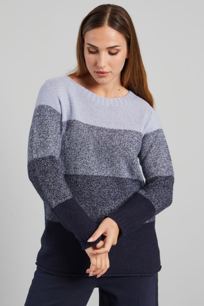 Yan-dyed wool sweater Intrend - 3