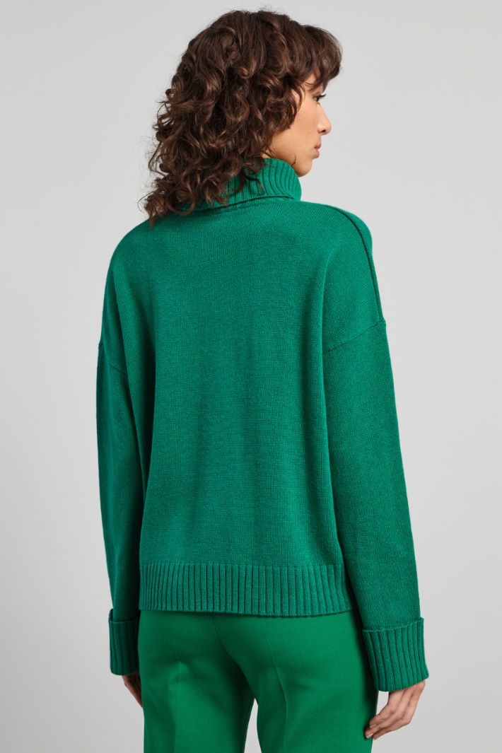 Sweater with turned-up hems Intrend - 2