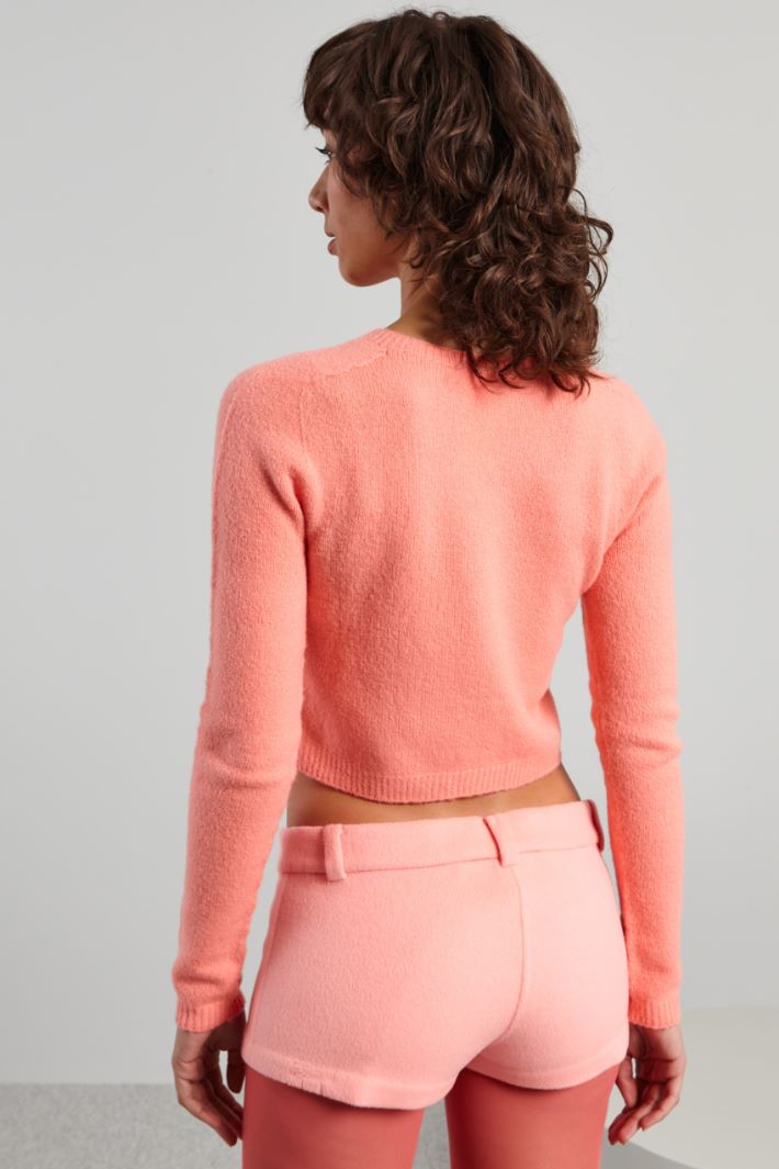 Wool cropped jumper Intrend - 2