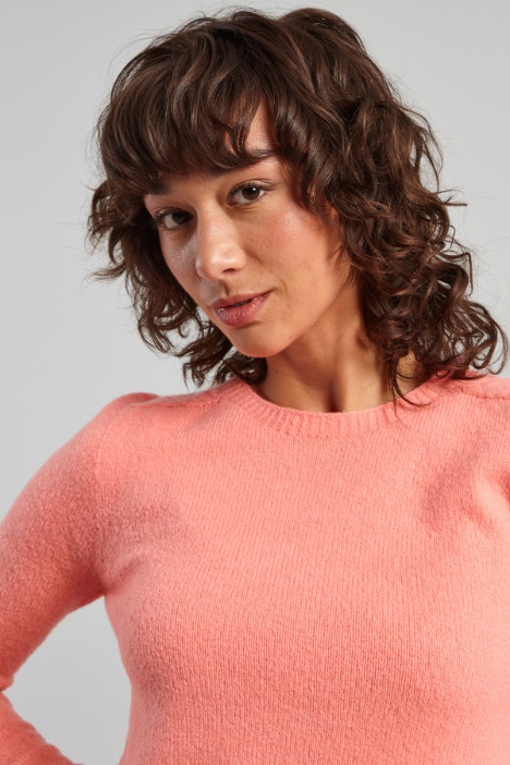 Jersey cropped de lana