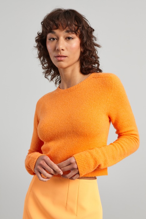 Wool cropped jumper Intrend