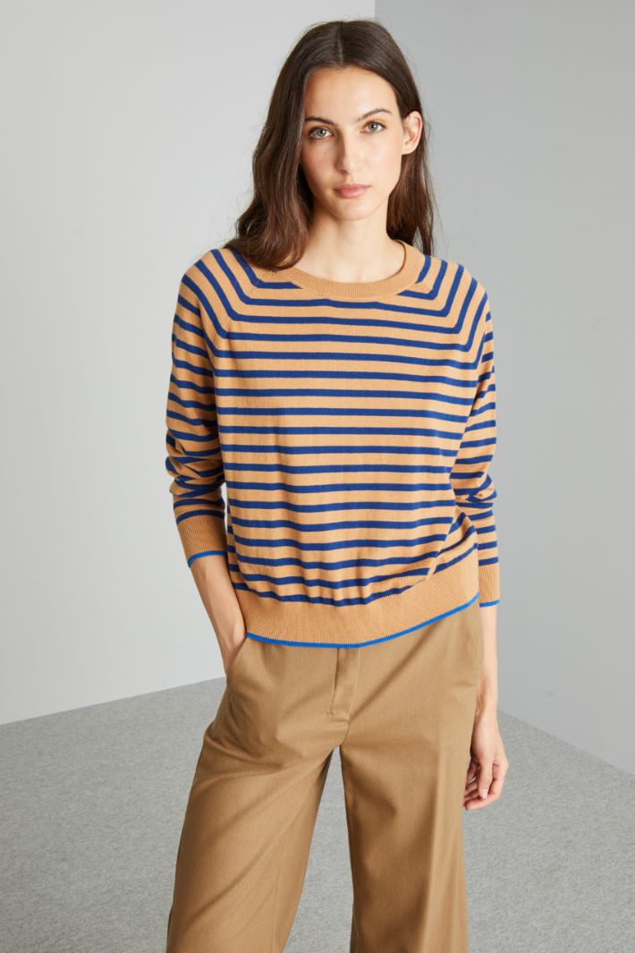 Cotton and cashmere sweater Intrend - 3