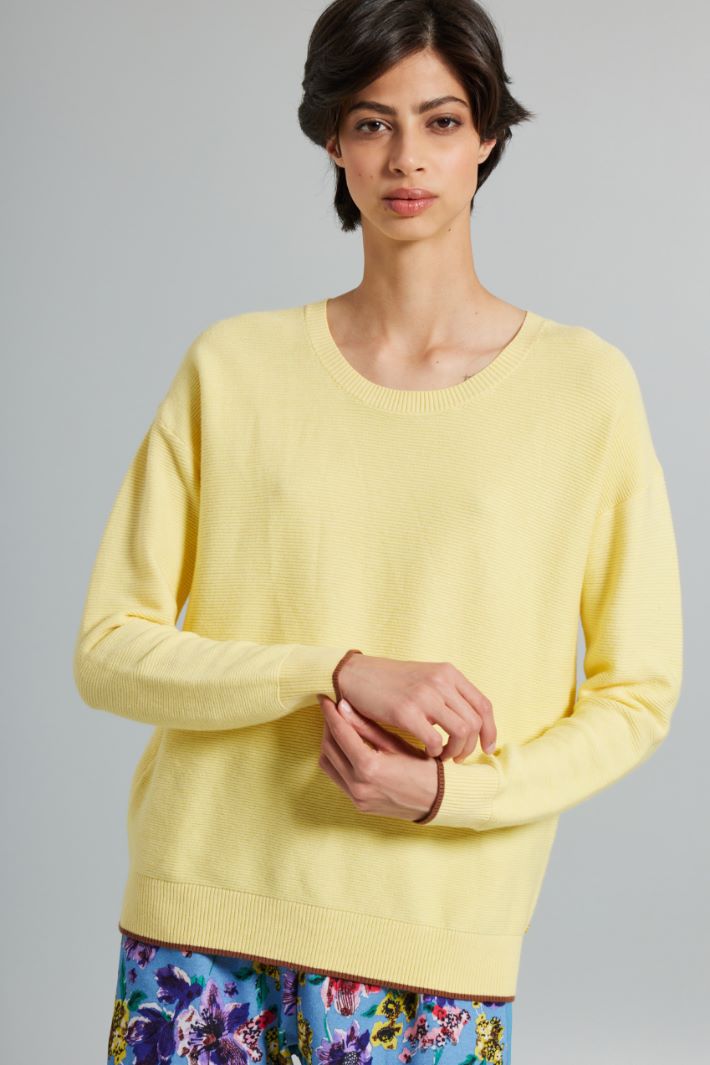 Horizontal-ribbed jumper Intrend - 3