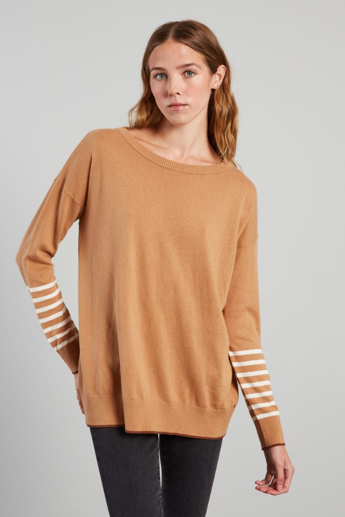 Maglia in cotone e cashmere Intrend - 3