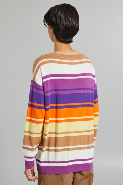 Maglia in cotone e cashmere