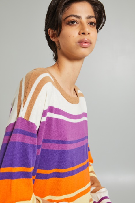 Maglia in cotone e cashmere