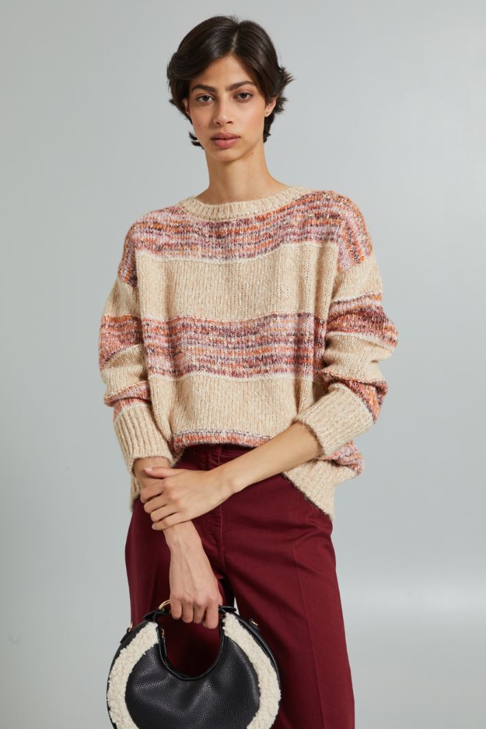 Striped sweater Intrend - 3