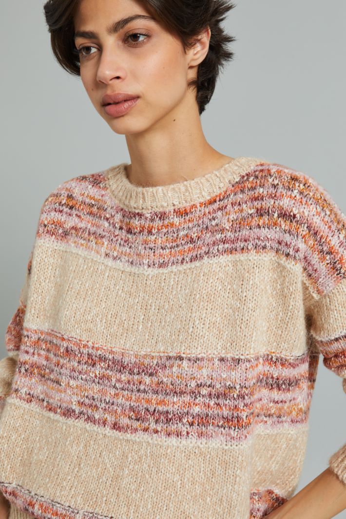 Striped sweater Intrend - 4