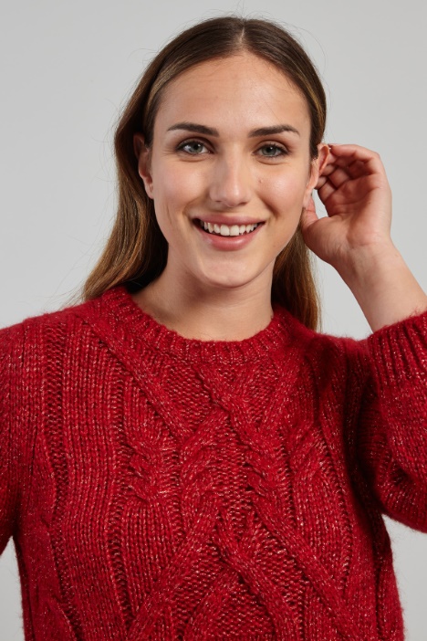 Jersey con diseño en relieve en la parte delantera