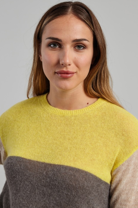 Maglia in alpaca garzato