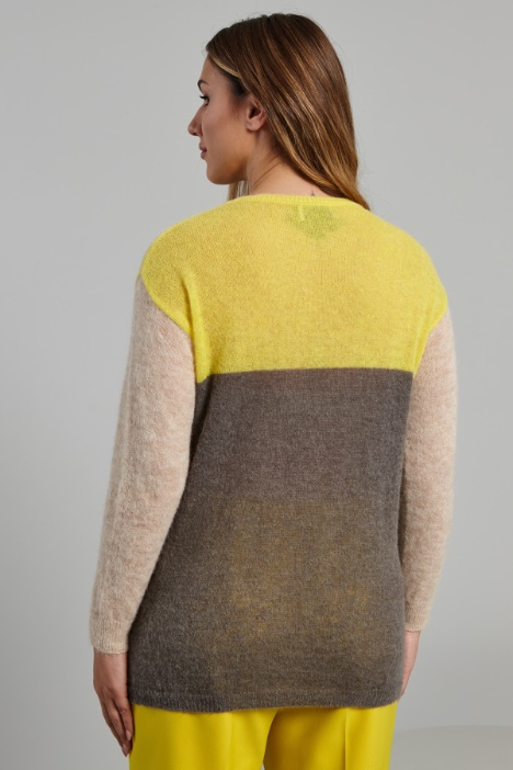 Maglia in alpaca garzato